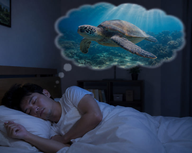 Chiêm bao thấy rùa hên hay xui