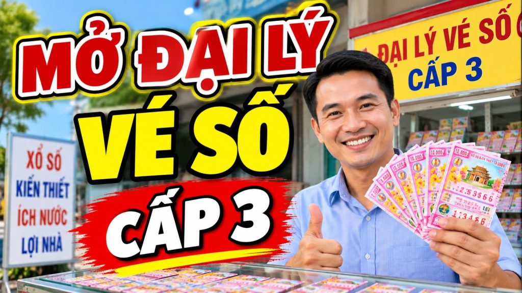 Hướng dẫn mở đại lý vé số cấp 3 chi tiết cho người mới bắt đầu